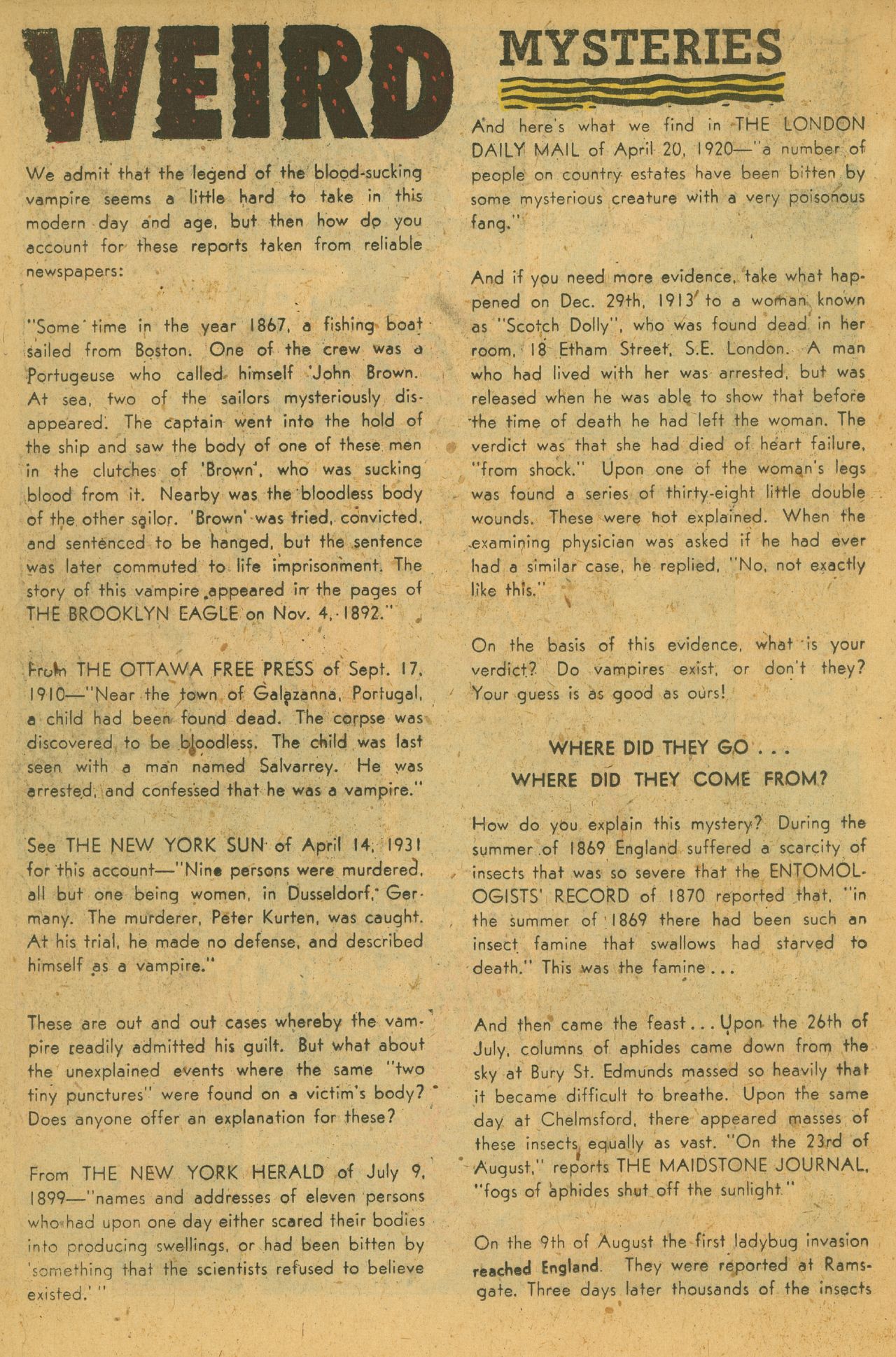 Read online Weird Mysteries (1952) comic -  Issue #1 - 18