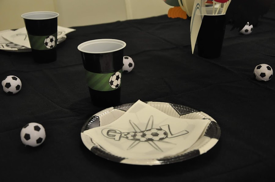 mesa fiesta infantil futbol