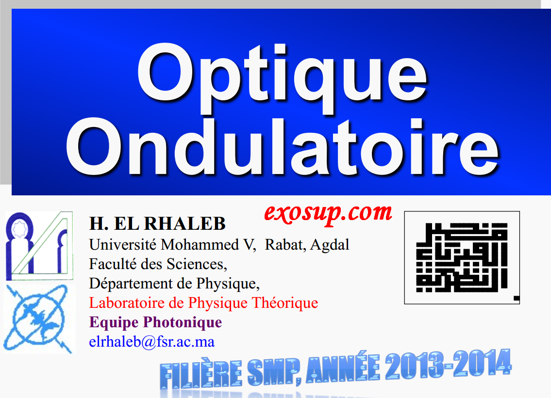 td d'optique ondulatoire fsr smp s4