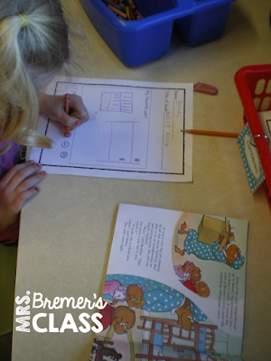 Kindergarten literacy centers and language activities