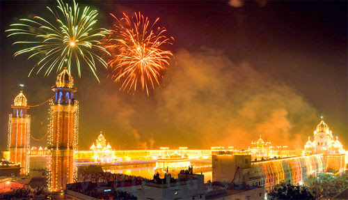 Diwali in Amritsar, India