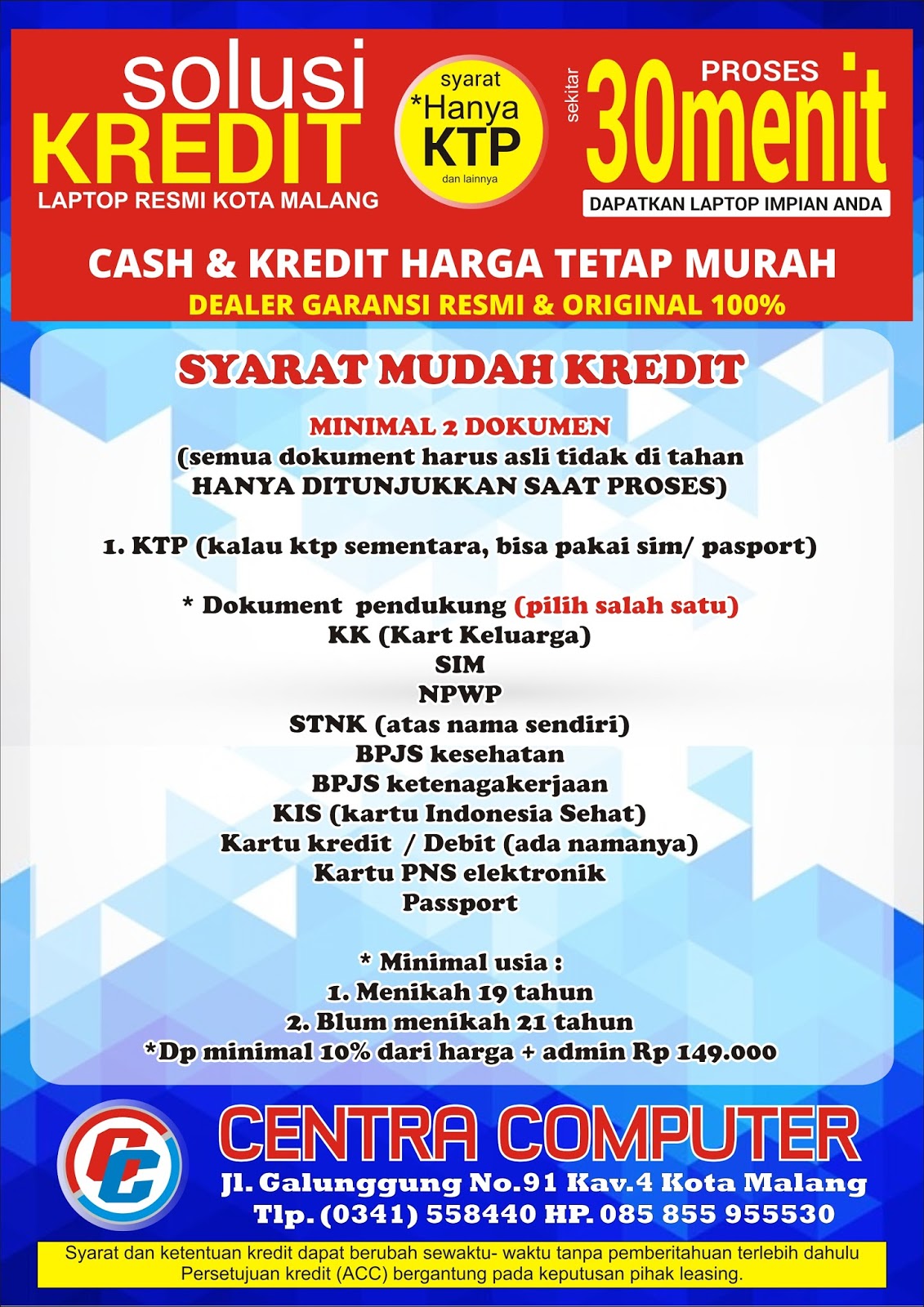 Kredit Laptop Malang Kota Malang Dan Kabupaten Malang Kredit Laptop Malang Kota Malang Dan Kabupaten Malang