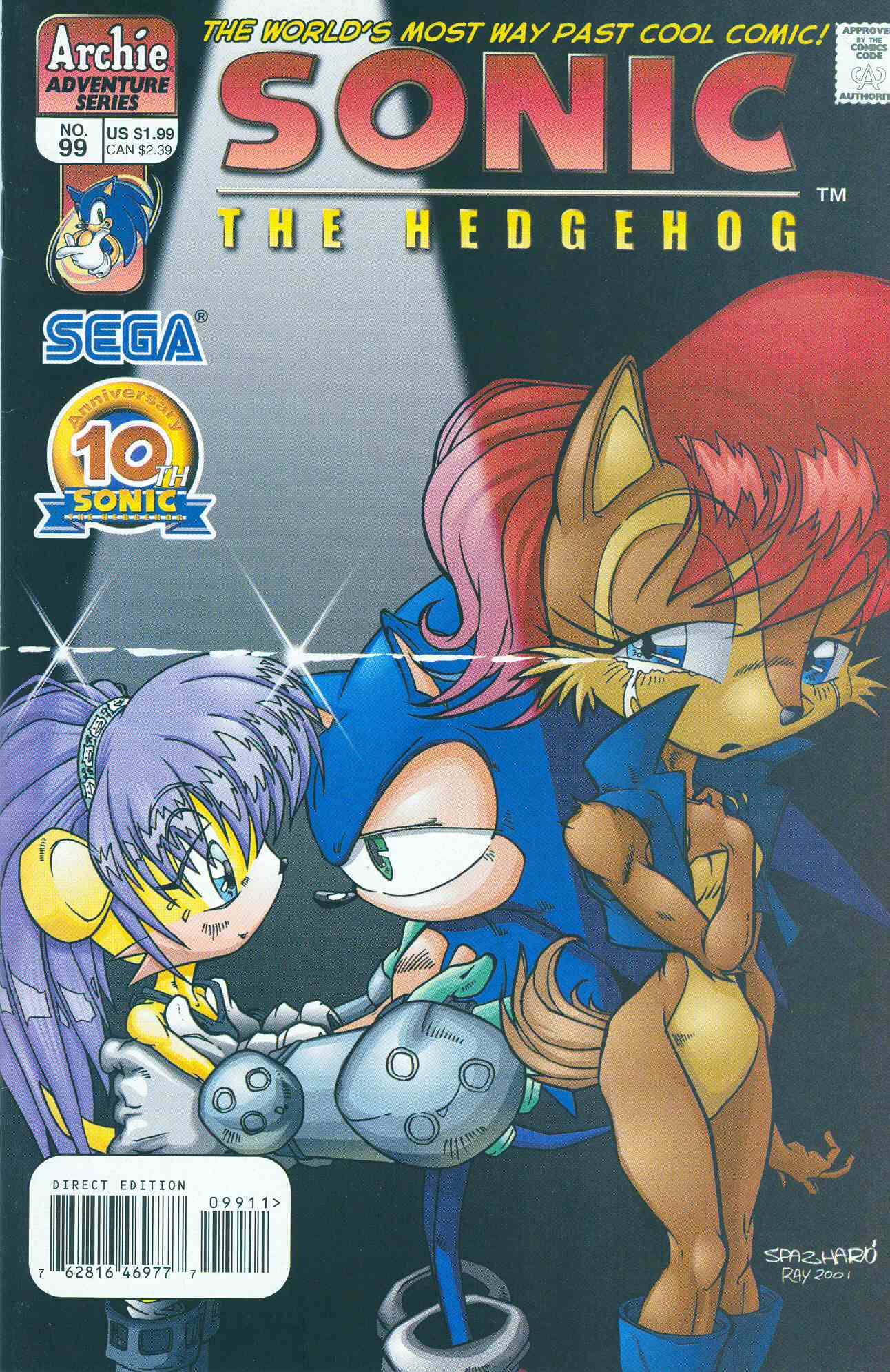 Read online Sonic The Hedgehog comic -  Issue #99 - 1