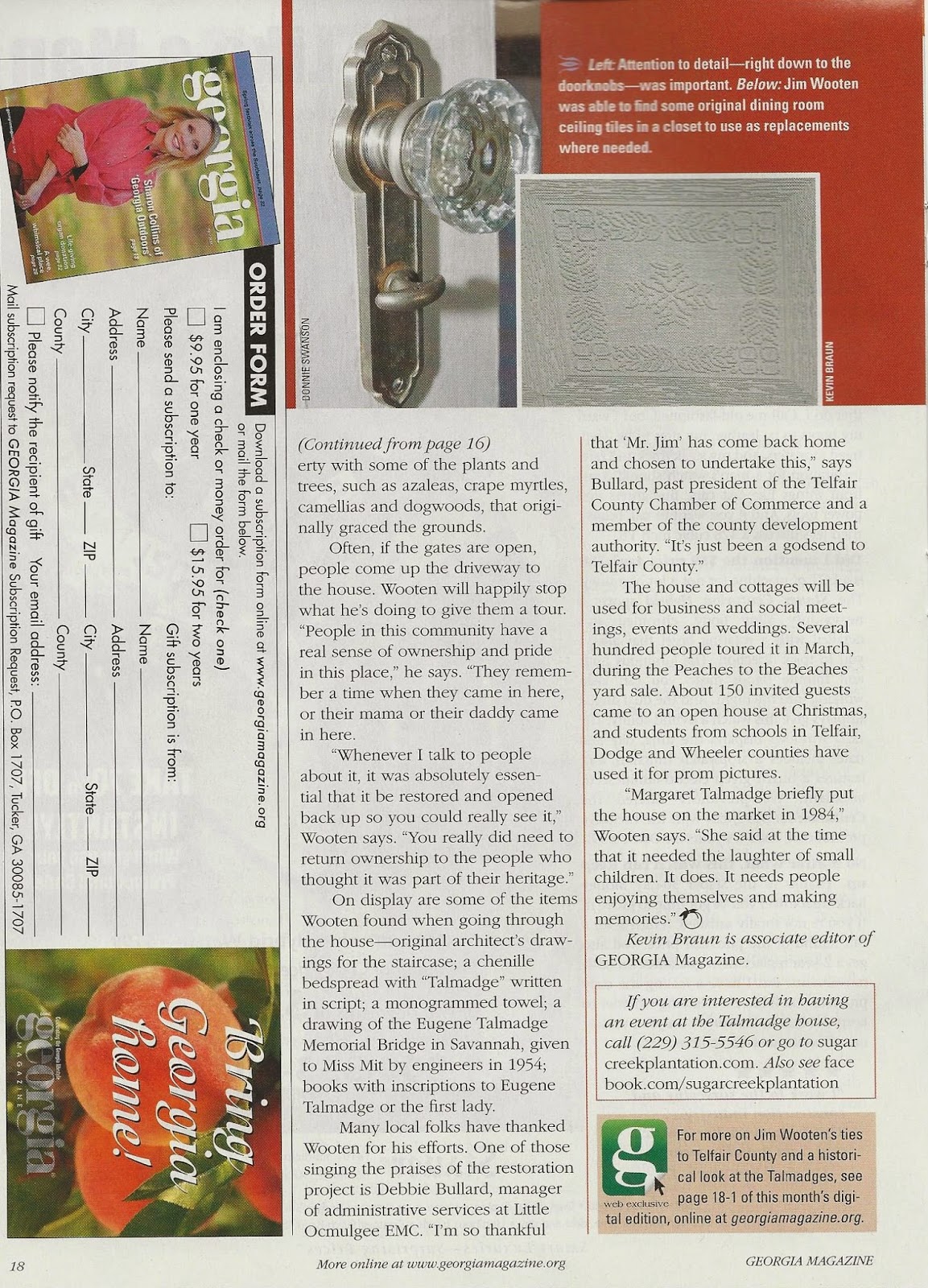 Old Historical Home McRae, Ga Link to "Gene Talmadge Mansion" Restoring Project