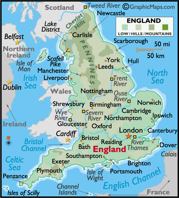 google maps europe: Cities Map of England Pics