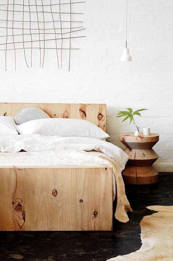 8 Plywood Headboard Bed Diy Ideas Poppytalk Finishing Touches This One With A Matching Head And Foot Board Is Also Finished By Mark Tuckey Via Inside Out
