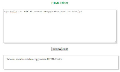 Cara Membuat HTML Editor di Blog dengan Mudah Cara Membuat HTML Editor di Blog dengan Mudah