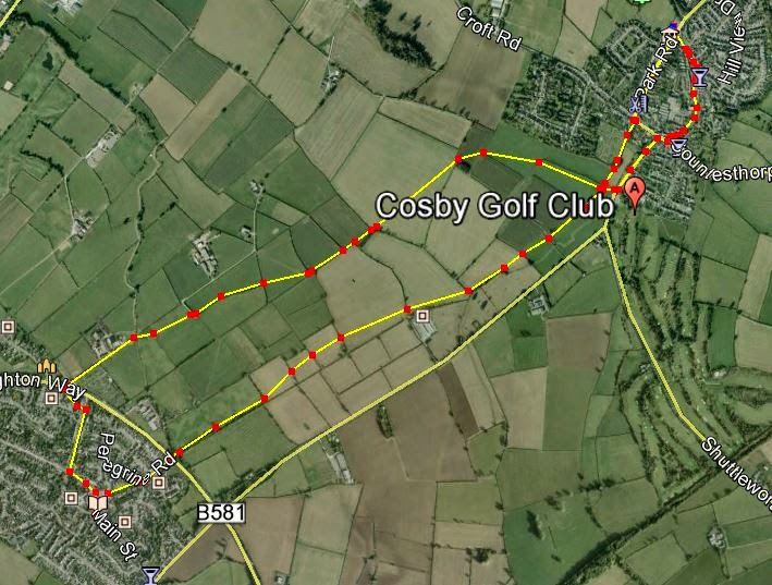 Cosby Friday Walkers Blog 27032015 Fridays walk to Broughton Astley
