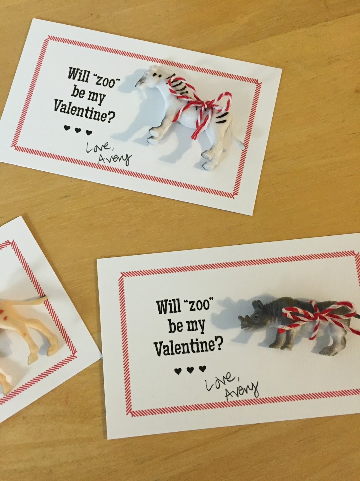 Will "Zoo" Be Mine? : Valentine's Freebie - Designs by TiffanyCo