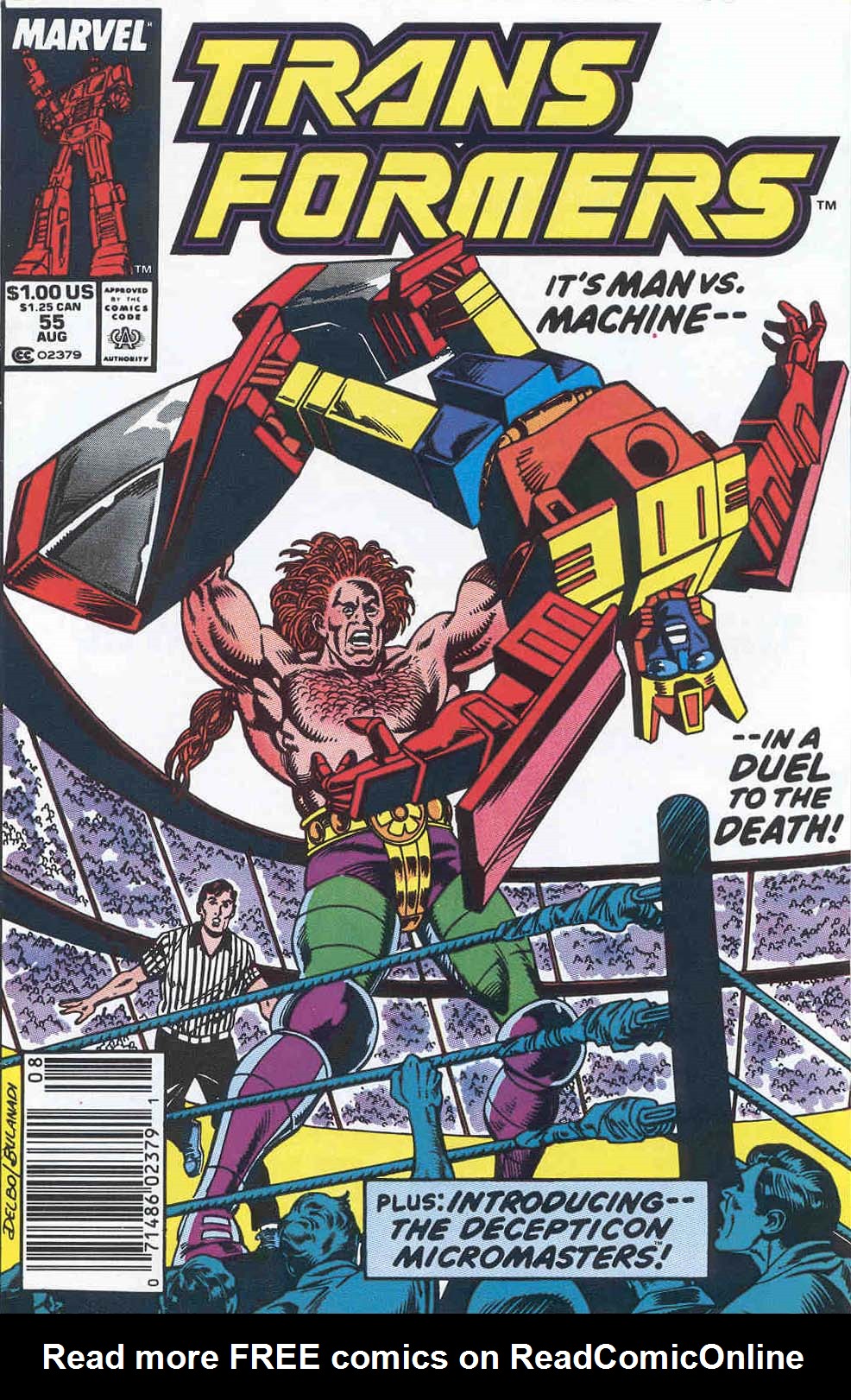 Read online The Transformers (1984) comic -  Issue #55 - 1