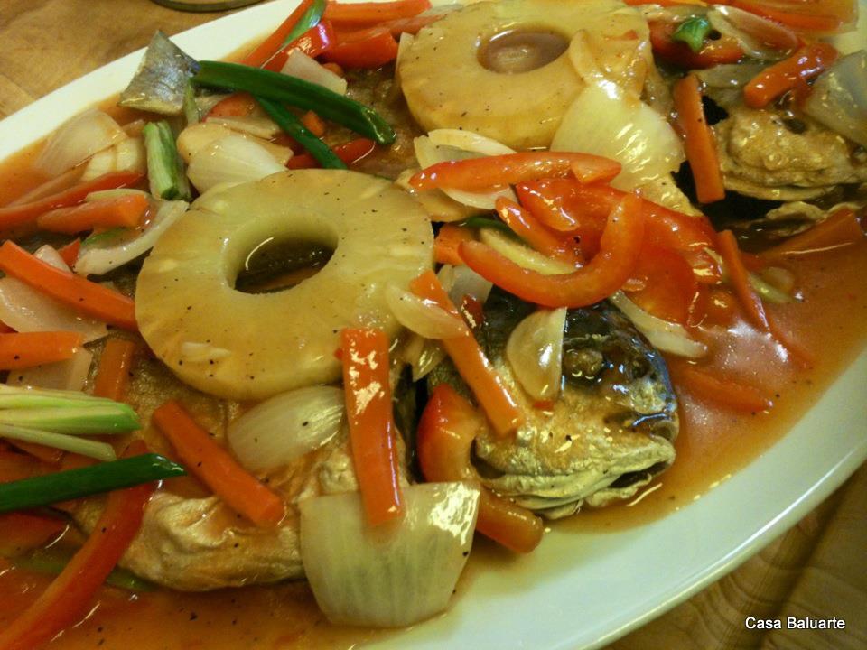 Sweet and Sour Fish in Ginger (Escabeche)