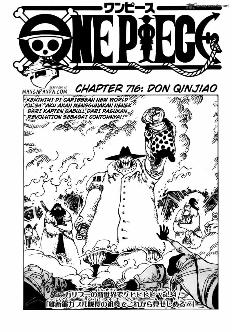 Download Komik One Piece Chapter 716 "Don Qinjiao" Bahasa ...