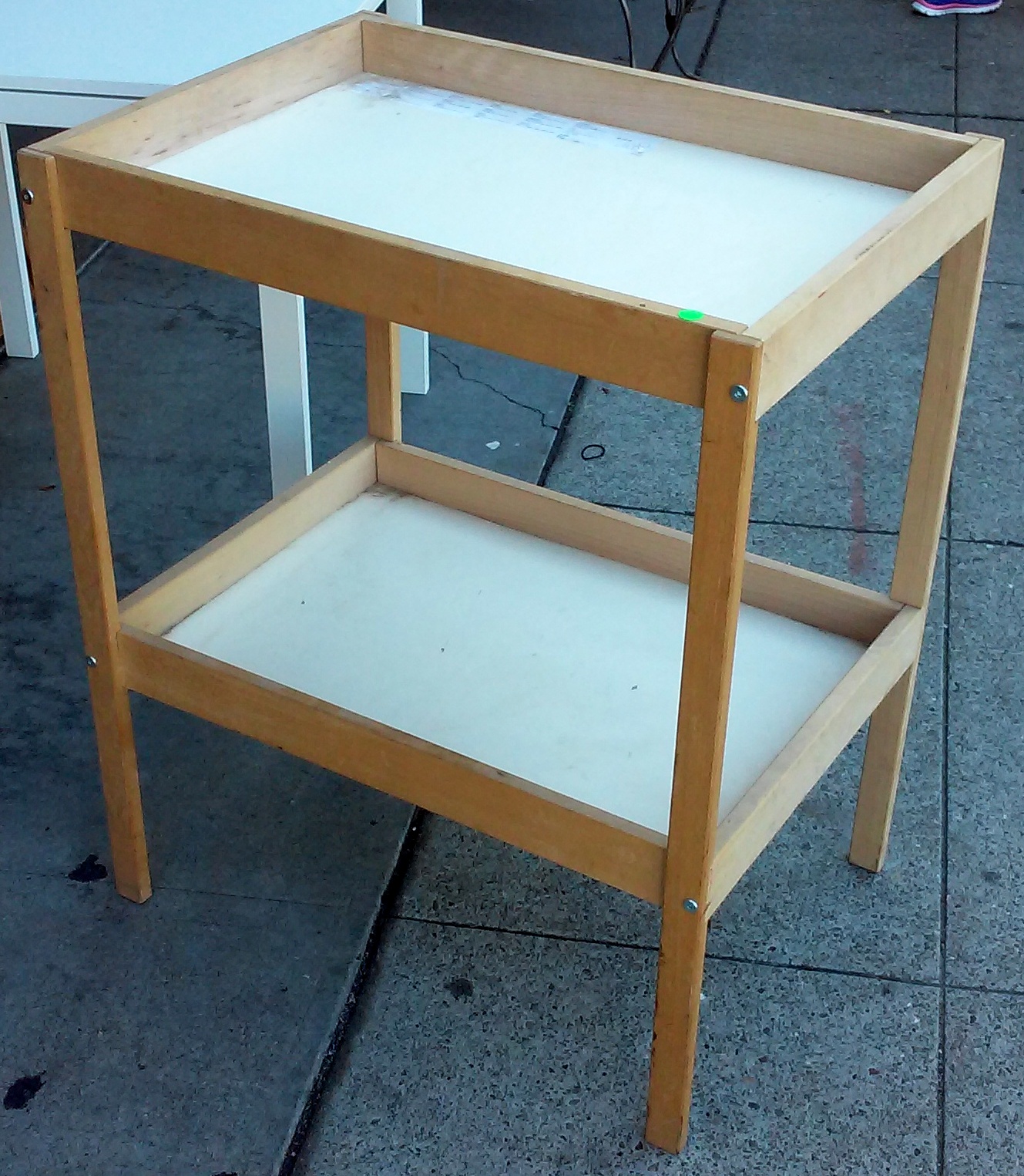 simple changing table