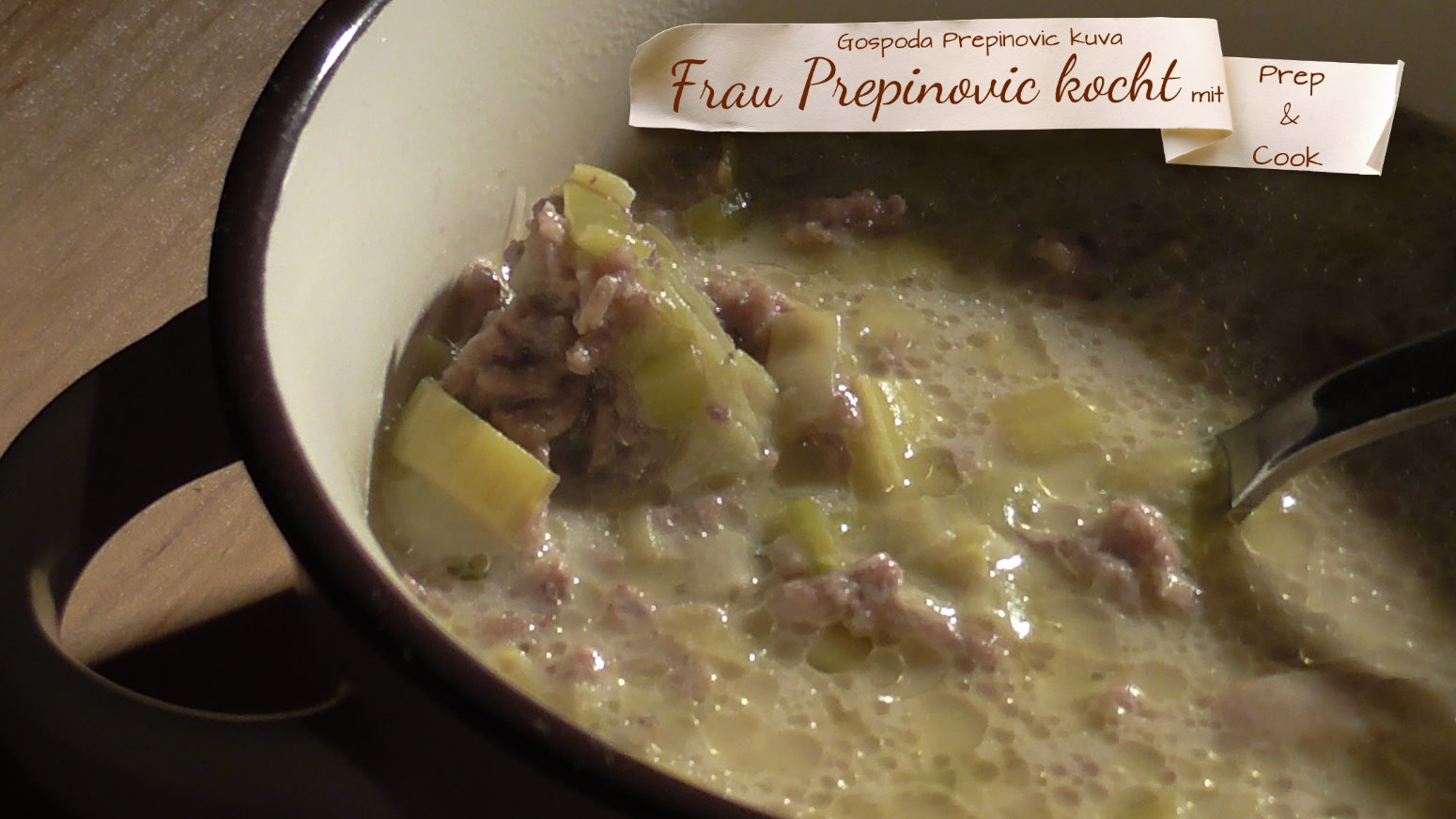 Janas Steinzeit: (Video) Hackfleisch-Käse-Lauch-Suppe mit Prep &amp; Cook ...