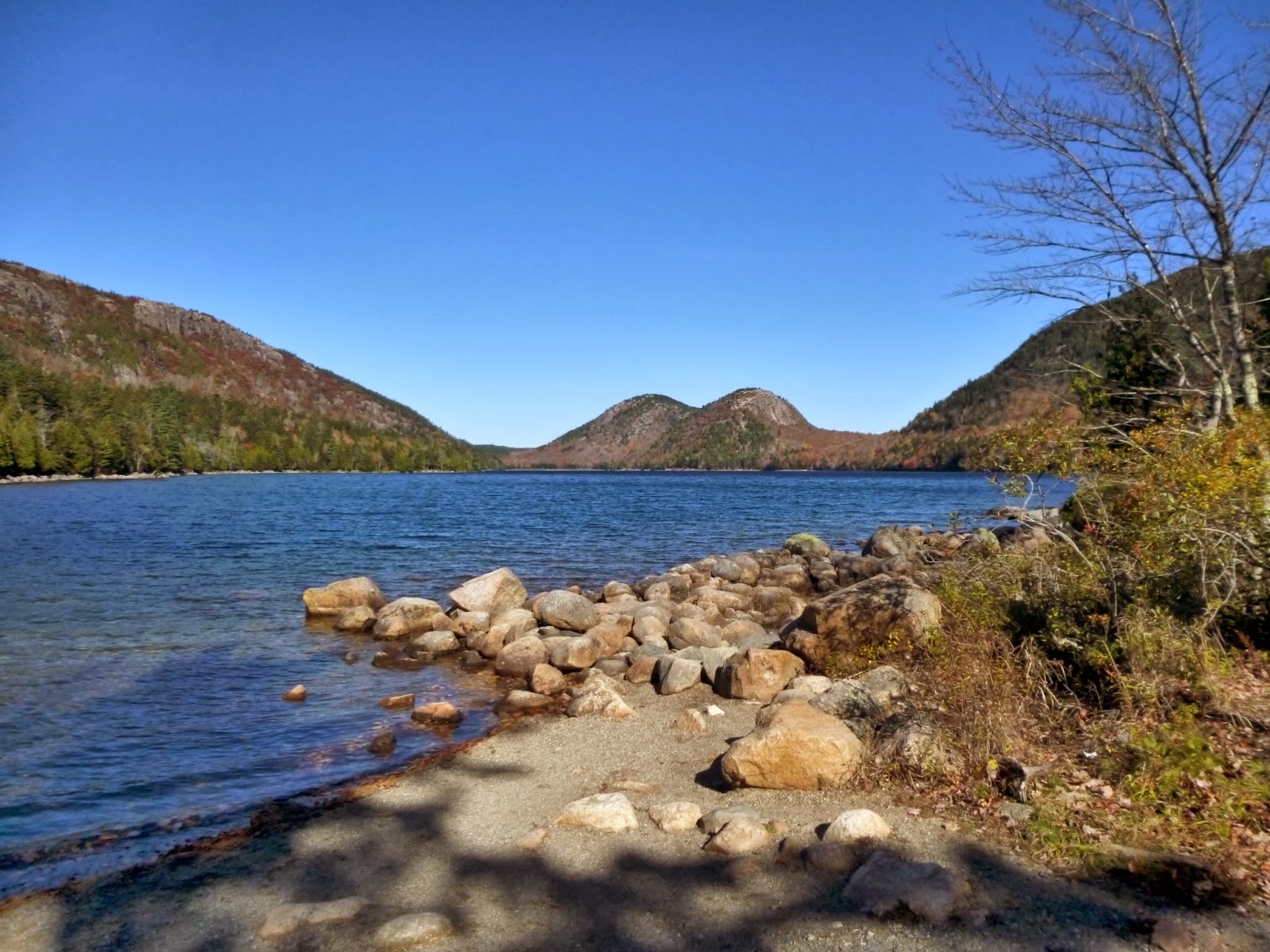 American Travel Journal Jordan Pond Shore Trail Acadia National Park