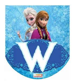 Banderines para Fiesta de Frozen para Descargar Gratis. Free Download Frozen Banners.