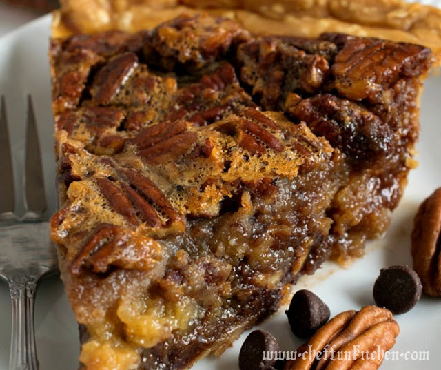 Chocolate Bourbon Pecan Pie