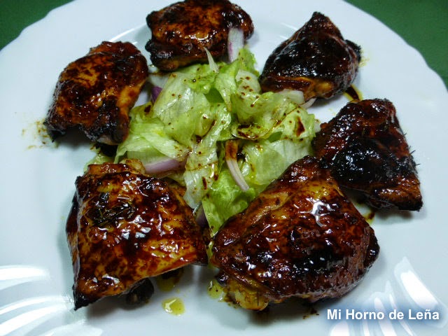 contramuslos a la miel