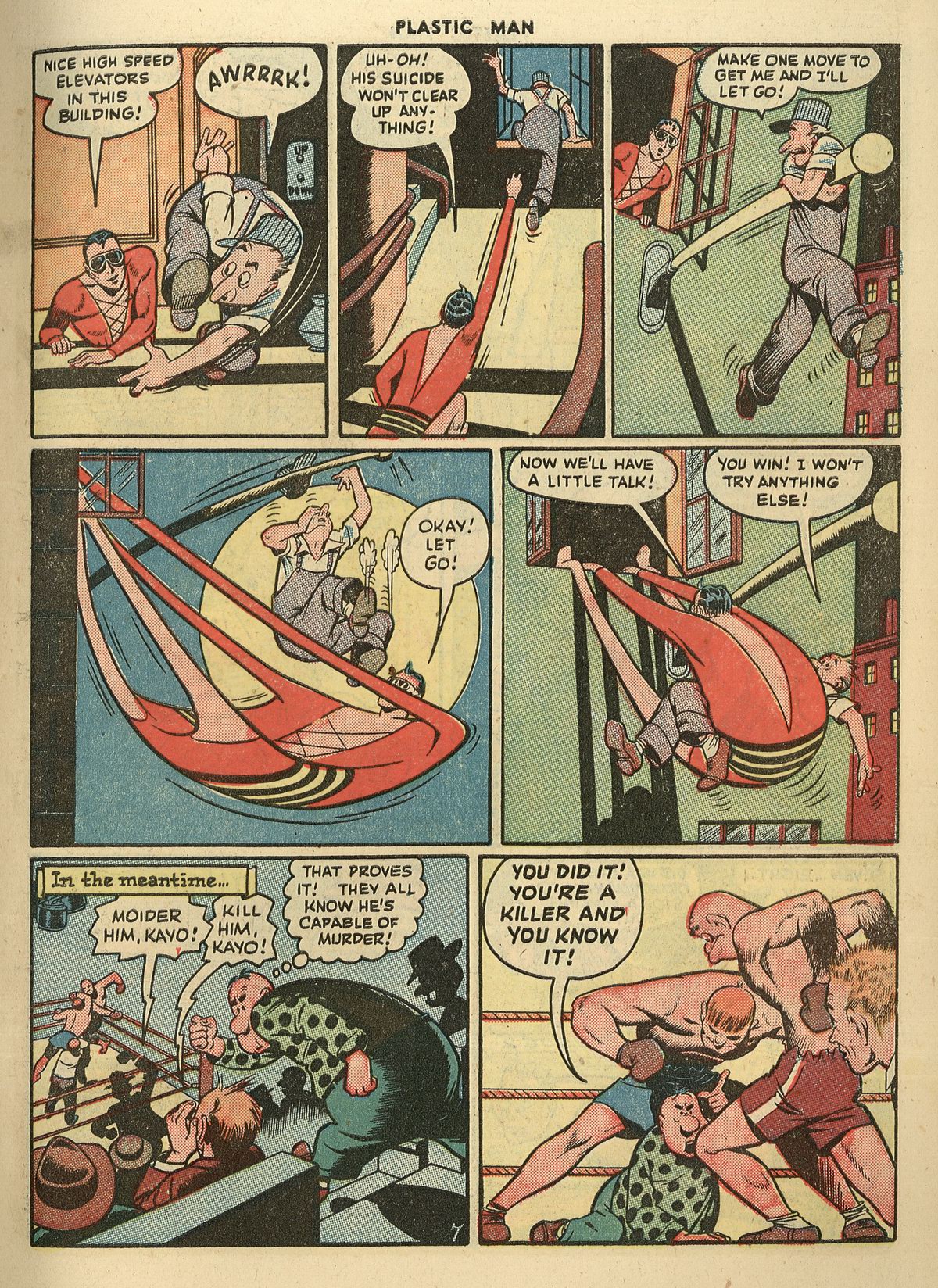 Read online Plastic Man (1943) comic -  Issue #3 - 9