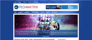 TechMatrix Blogger Template id=