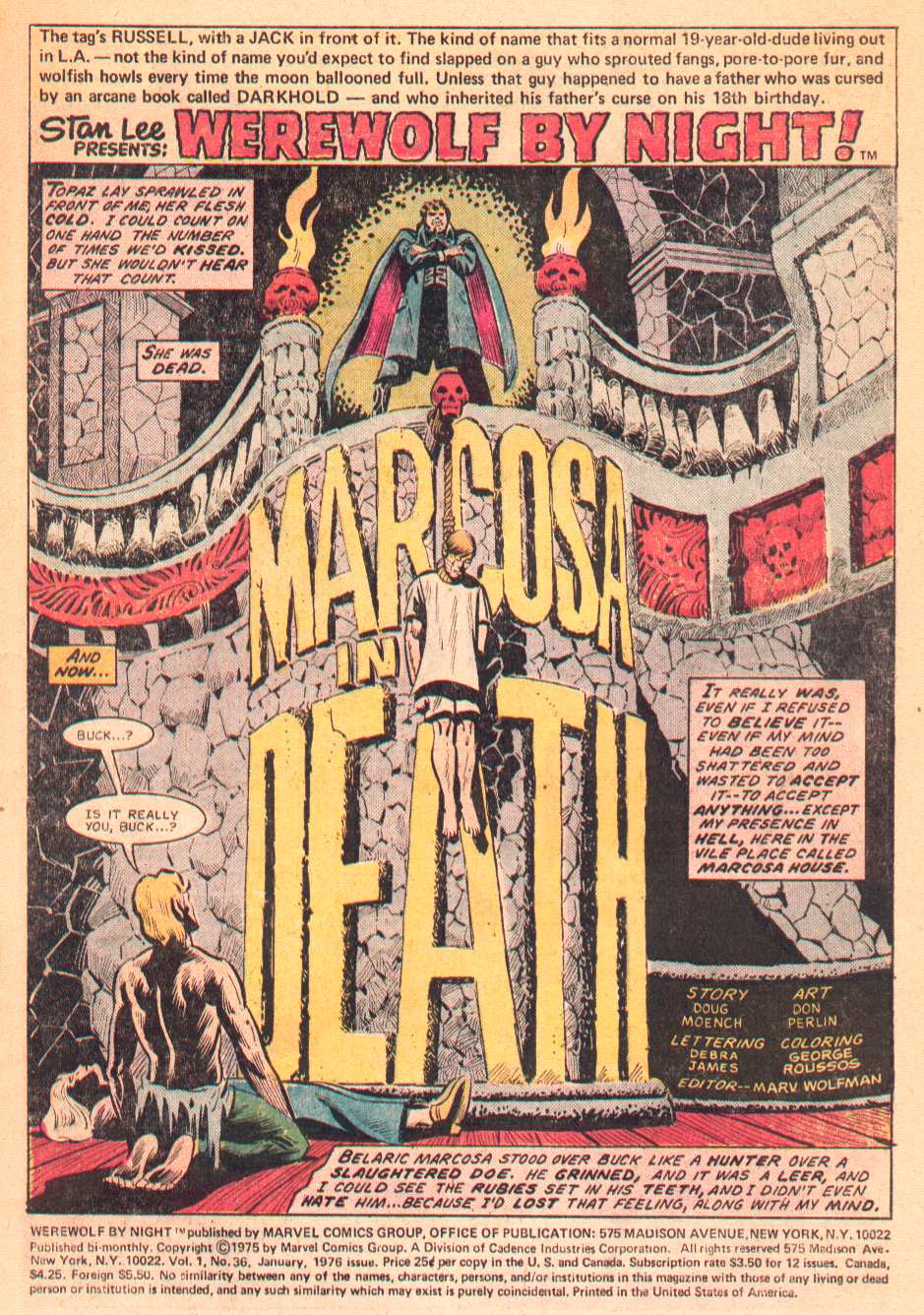 Read online Werewolf by Night (1972) comic -  Issue #36 - 2