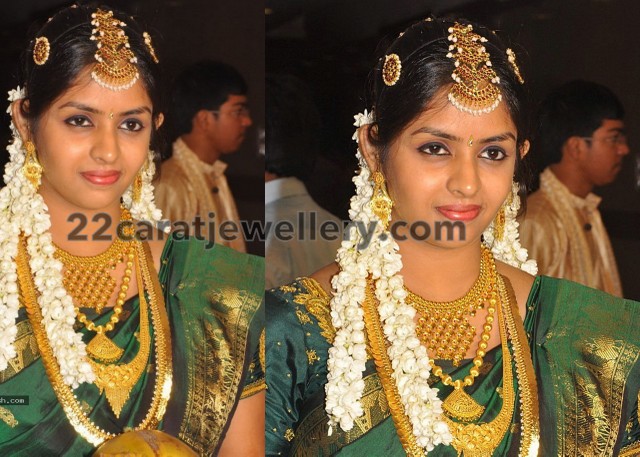Jyothi Krishna Wife Wedding Jewellery - Jewellery Designs