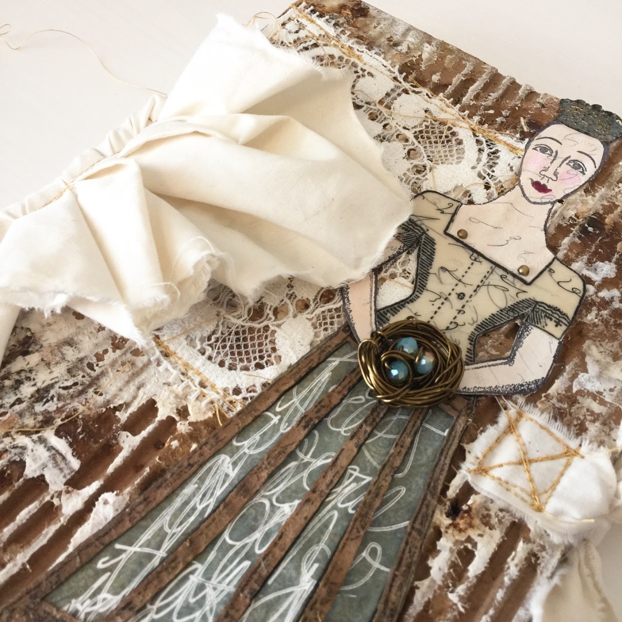 The Papered Soiree Santos Cardboard Journal Cover