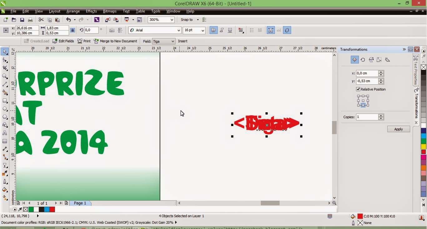 Cara Membuat Nomor Doorprize Otomatis dengan Corel DRAW