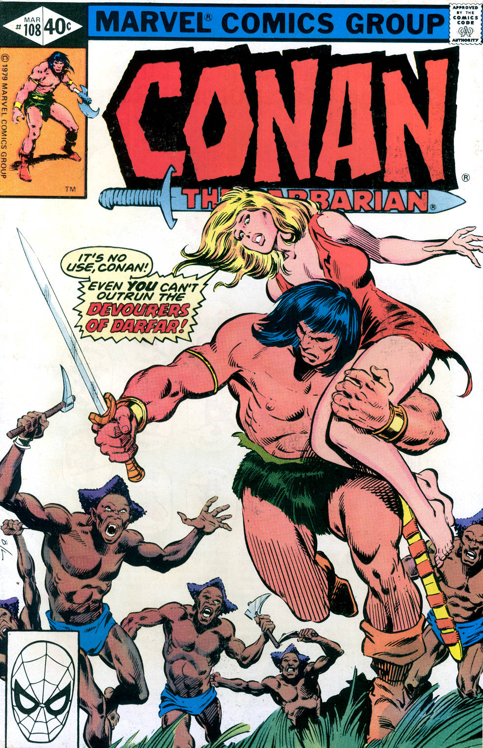 Read online Conan the Barbarian (1970) comic -  Issue #108 - 1