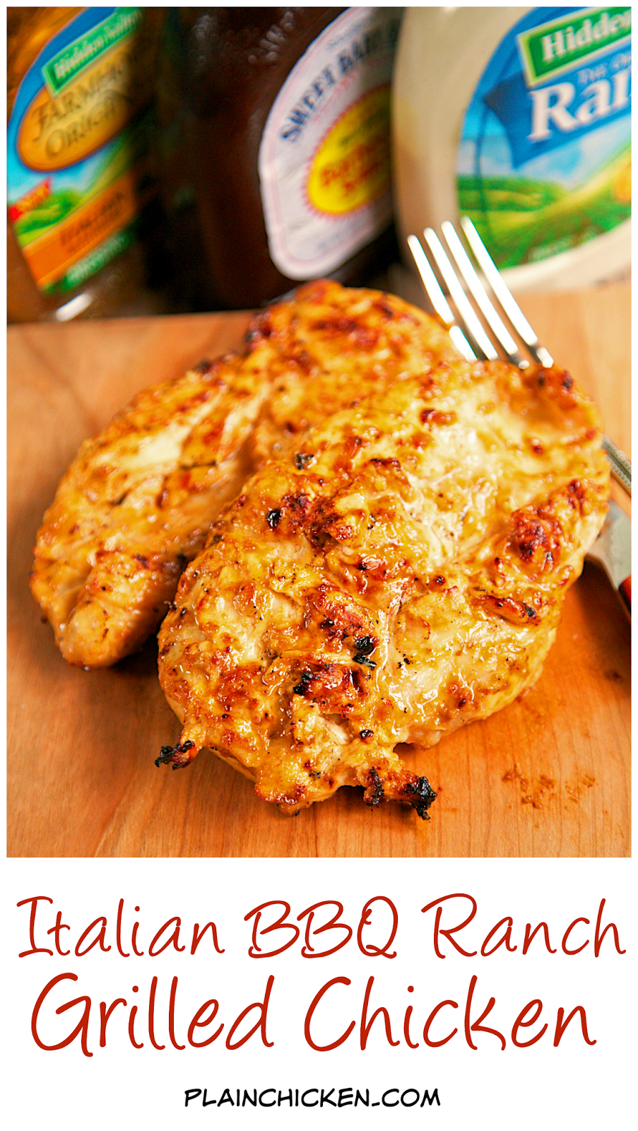 Italian BBQ Ranch Grilled Chicken Plain Chicken®