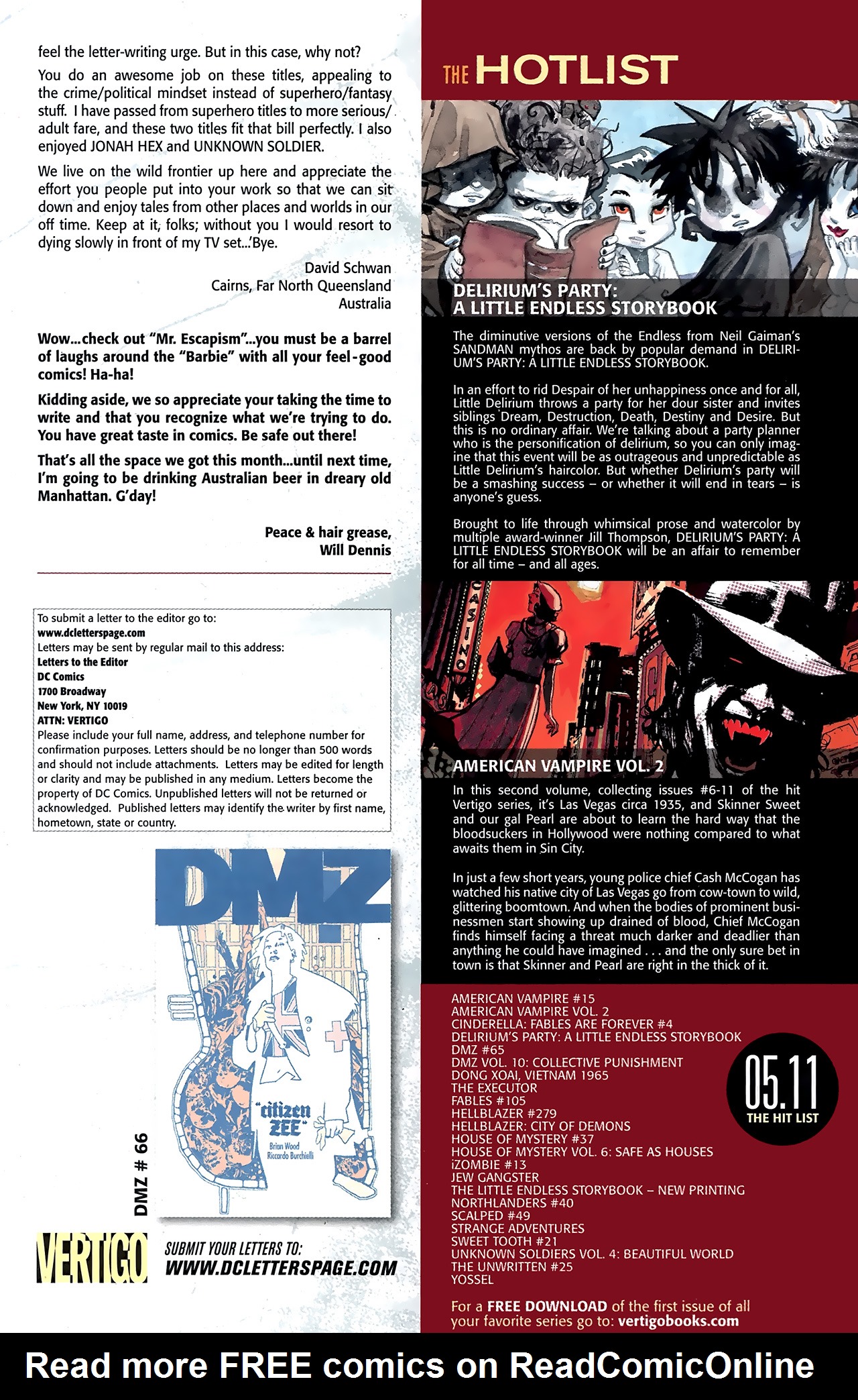 Read online DMZ (2006) comic -  Issue #65 - 23