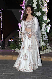 alia bhatt at shine designer manish malras niece sangeet ceremony