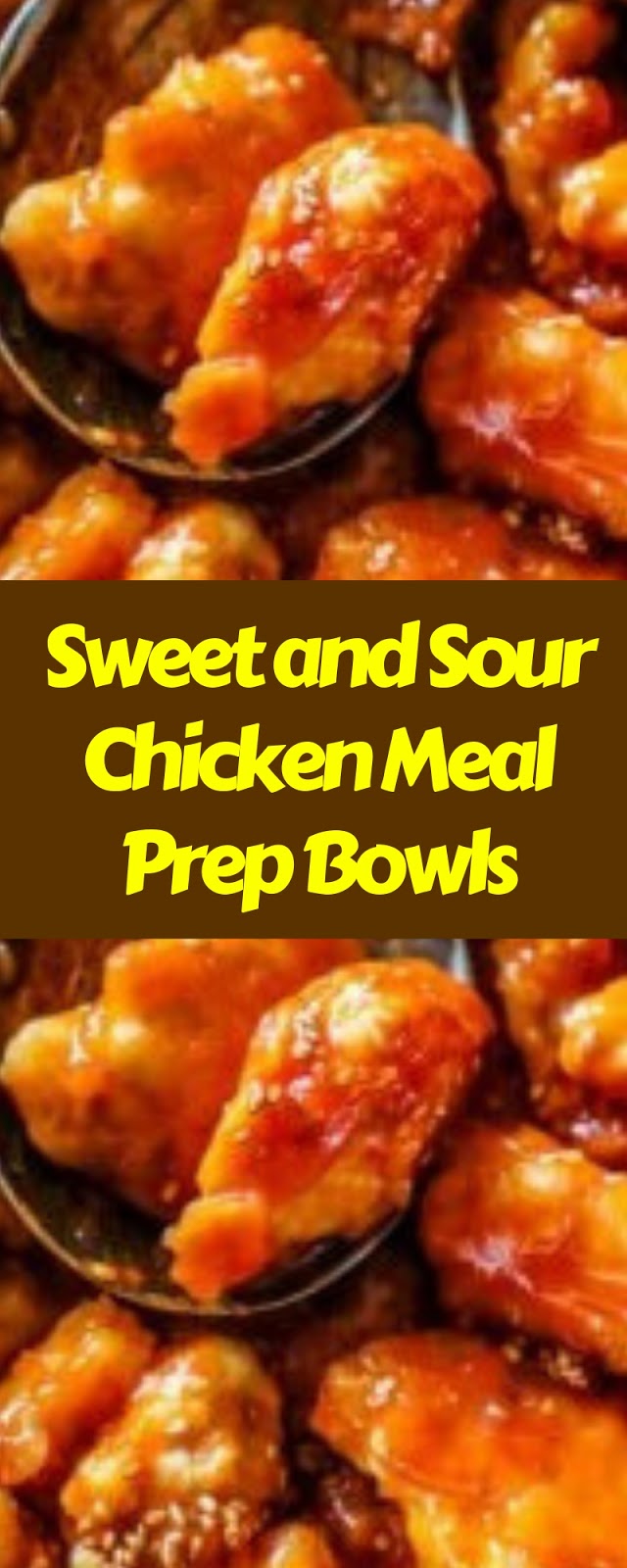 Sweet and Sour Chicken Meal Prep Bowls