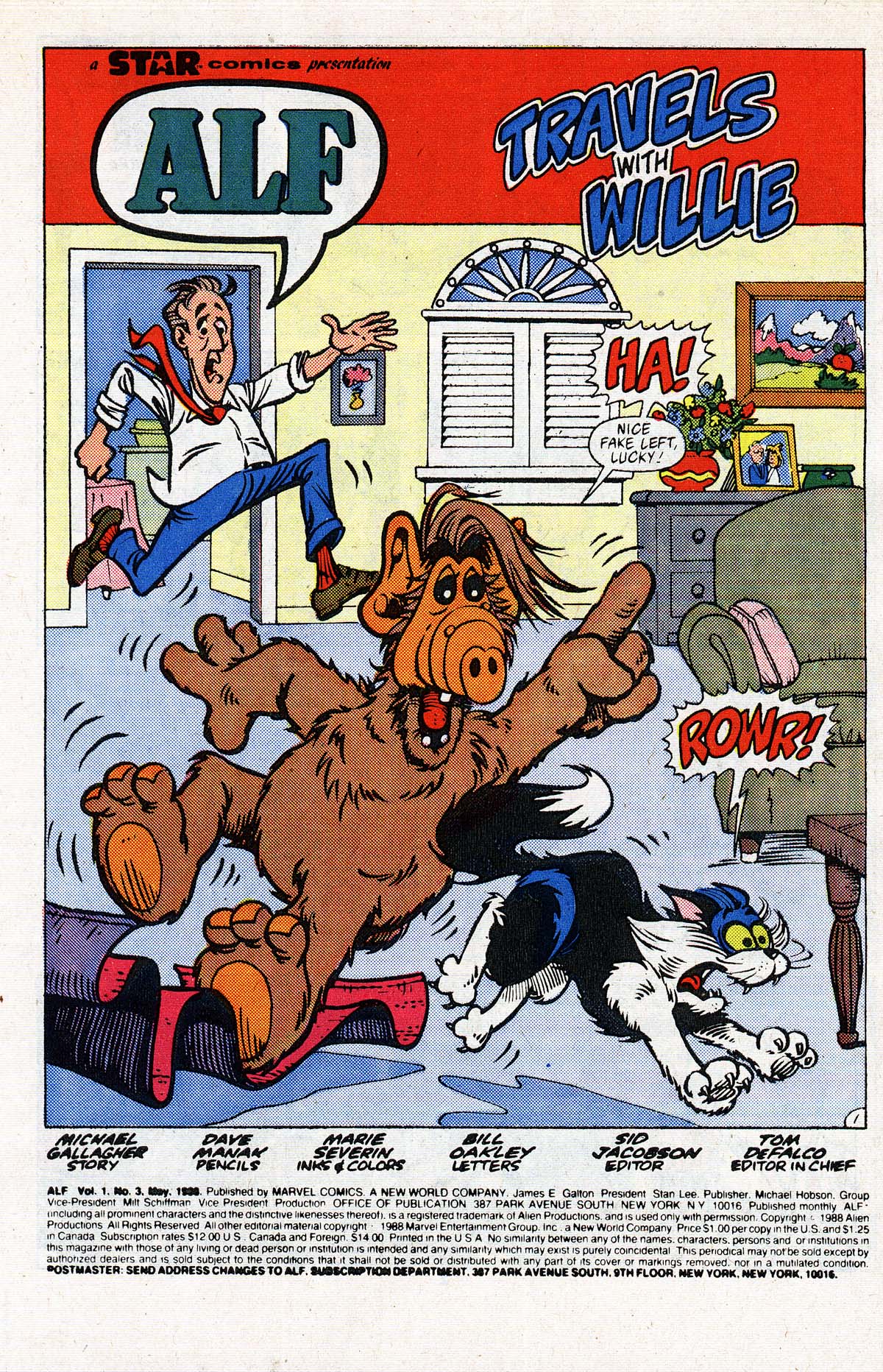 Read online ALF comic -  Issue #3 - 2
