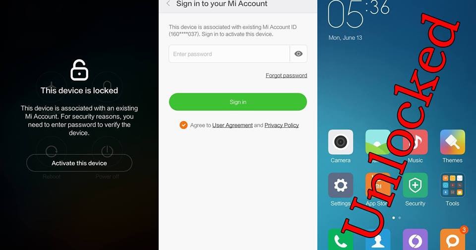 Redmi Note 8 Pro Mi Account Unlock