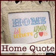 home quote printable