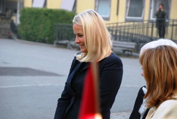 Crown Princess Mette-Marit visited Volunteers Corps which celebrates its 10th anniversary in Ovre Eiker