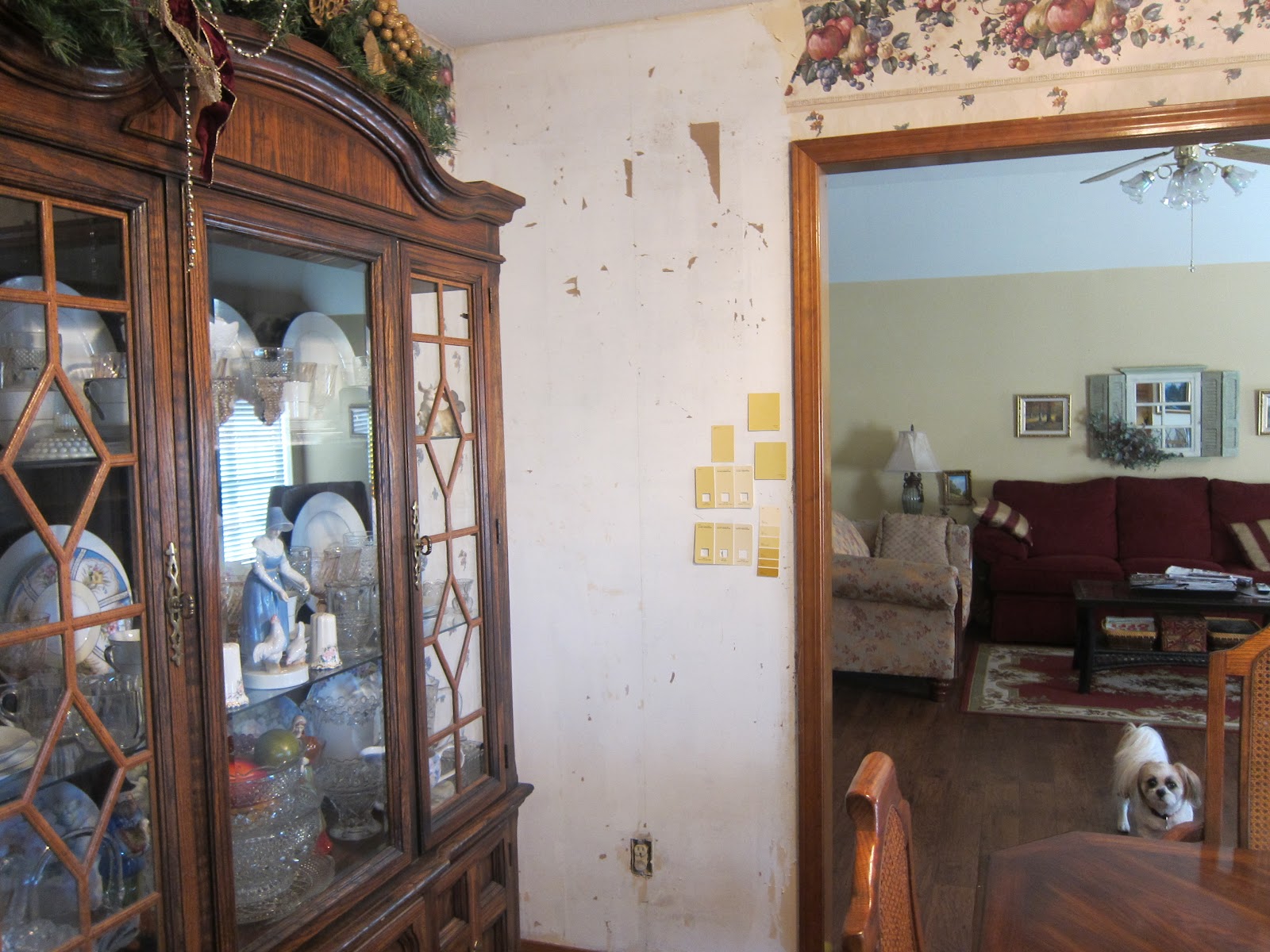 Faded Roses Kitchen Makeover