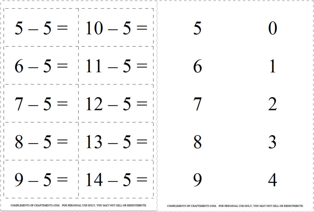 more-ways-to-add-subtraction-flash-cards-subtraction-flash-cards