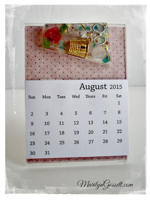 Marilyn Gossett Designs: ETI Resin Challenge Blog Hop - Mini Calendar ...