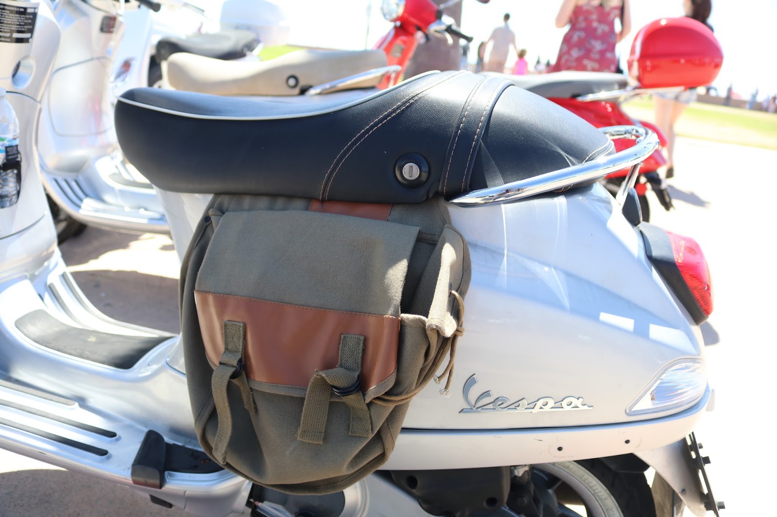 OldMotoDude Group of Vespas spotted in San Diego, Ca.