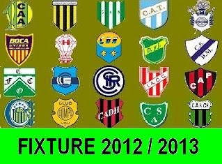 El Fixture 2012 / 2013 completo