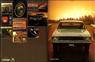propaganda Dodge Dart Coupê ano 73 - 1972