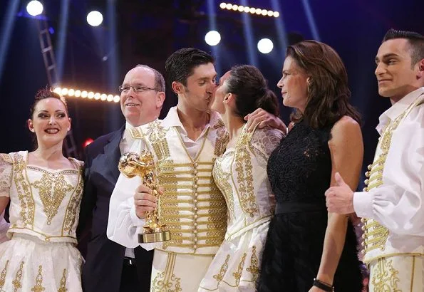 Prince Albert II, Princess Stephanie, Pauline Ducruet, Louis Ducruet and his girlfriend Marie Chevalier