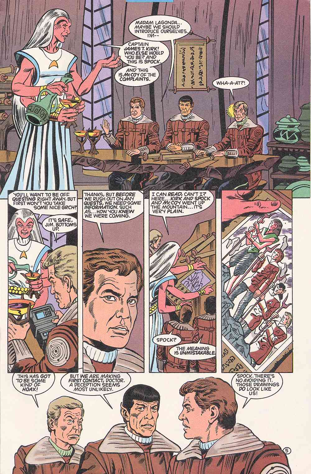 Read online Star Trek (1989) comic -  Issue #52 - 6