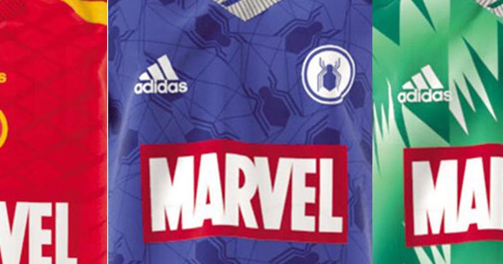 Adidas Marvel Man, Spider-Man 2018 Football Kits Leaked - Footy