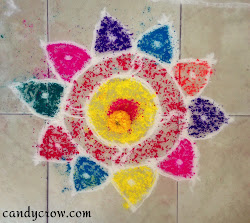 rangoli diwali easy designs deepam natural pongal rice ingredients karthikai indian
