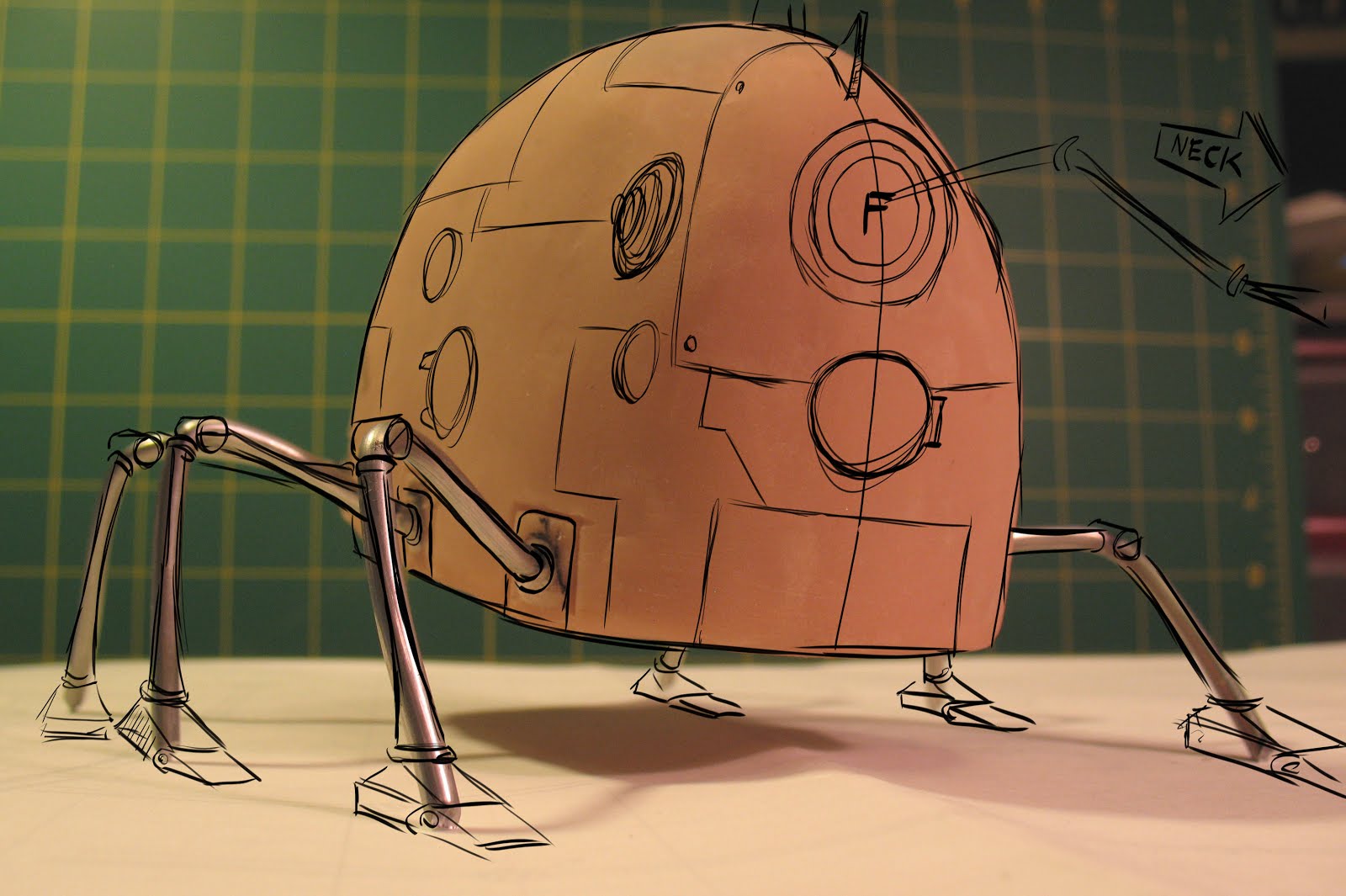 Dave Pressler Making Stuff: REVENGE-BOT PROCESS!