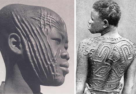 beauty is pain: African body scarification