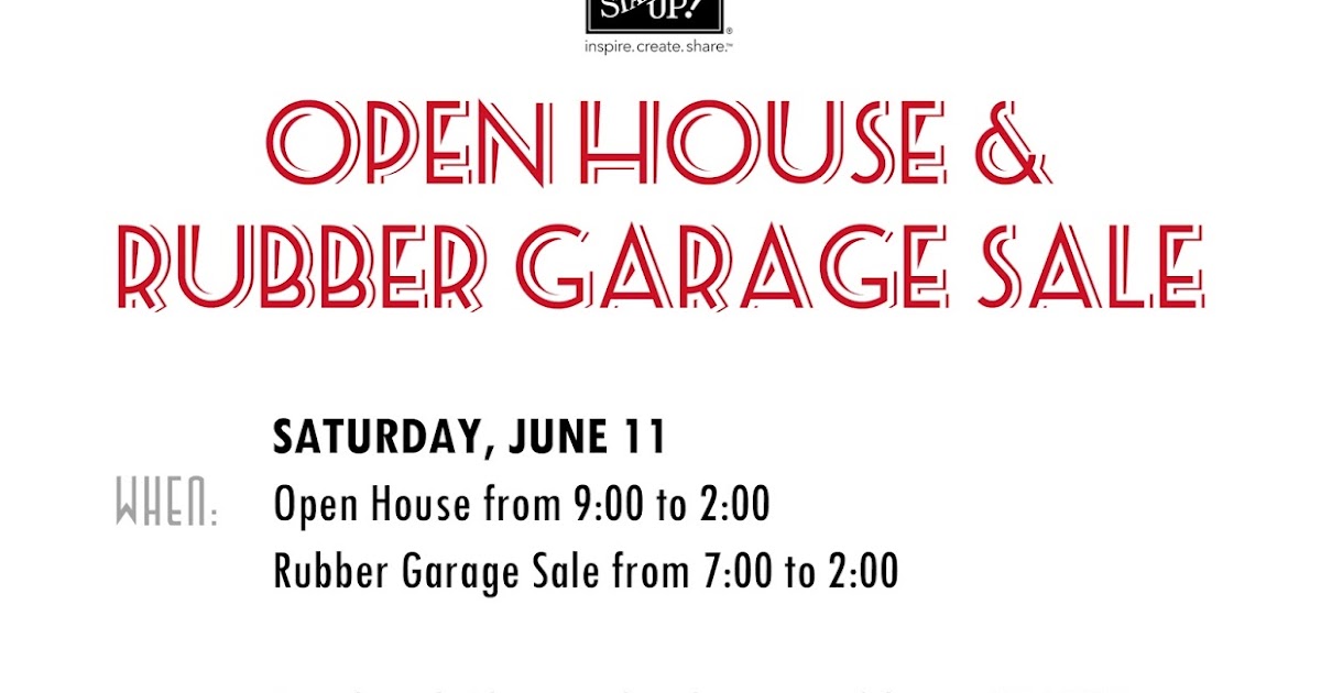 Inking Idaho: Don't Miss the Garage Sale and Open House!
